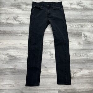 Levi's 510 Black Wash Men's Jeans Slim Fit‎ Everyday Casual Pants Sz 30x32